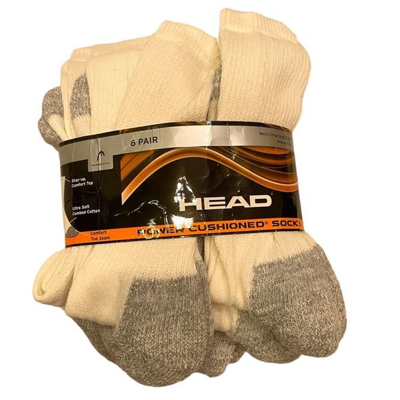 Head Underwear & Socks Costco Head White Grey Soft Power Cushioned